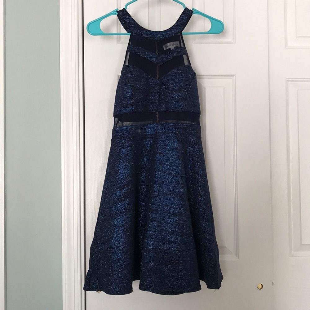 Medium.  Emerald Sundae dark blue dress
